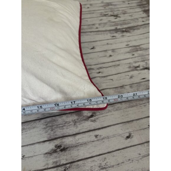 Alice Tait New York City Map Printed Embroidered Pillow Feather Filled 13” X 20” - Picture 13 of 15